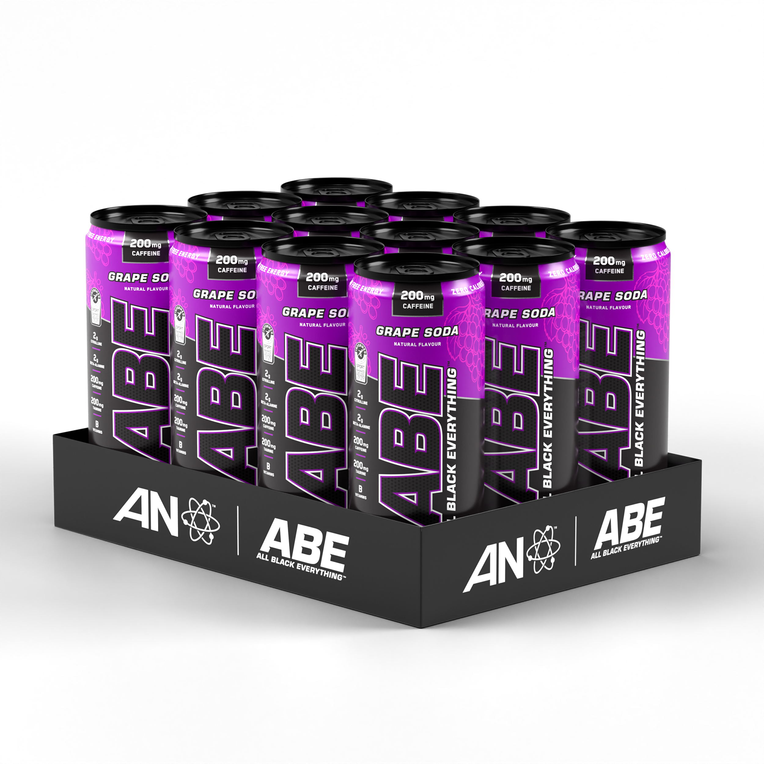 UK ABEPerformanceEnergyDrink330ml12x330ml GrapeSoda